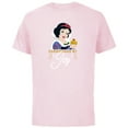 thumbnail image 1 of Disney Princess Snow White Surrounded by Joy Holiday Standard - Short Sleeve Cotton T-Shirt for Adults - Customized-Soft Pink, 1 of 5