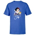 thumbnail image 1 of Disney Princess Snow White Surrounded by Joy Holiday Standard - Short Sleeve T-Shirt for Kids – Customized-Royal, 1 of 5