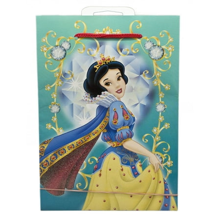 Disney Princess Snow White Teal Colored Small Size Gift Bag