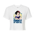 thumbnail image 1 of Disney Princess - Snow White The Kindest Of Them All - Junior's Cropped T-Shirt, 1 of 4