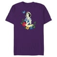 thumbnail image 1 of Disney Princess Snow White Watercolor I'm Wishing - Short Sleeve Blended T-Shirt for Adults - Customized-Purple, 1 of 5