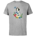 thumbnail image 1 of Disney Princess Snow White Watercolor I'm Wishing - Short Sleeve Cotton T-Shirt for Adults - Customized-Athletic Heather, 1 of 5