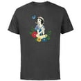 thumbnail image 1 of Disney Princess Snow White Watercolor I'm Wishing - Short Sleeve Cotton T-Shirt for Adults - Customized-Charcoal, 1 of 5