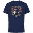 thumbnail image 1 of Disney Princess Snow White and Evil Queen Pick Your Poison - Short Sleeve Cotton T-Shirt for Adults - Customized-Navy, 1 of 5