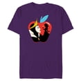 thumbnail image 1 of Disney Princess Snow White and the Evil Queen - Short Sleeve Blended T-Shirt for Adults - Customized-Purple, 1 of 5
