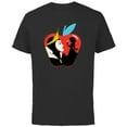 thumbnail image 1 of Disney Princess Snow White and the Evil Queen - Short Sleeve Cotton T-Shirt for Adults - Customized-Black, 1 of 5