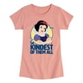 thumbnail image 1 of Disney Princess - Snow White the Kindest Of Them All - Girls Fitted Short Sleeve T-Shirt, 1 of 5