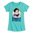 thumbnail image 1 of Disney Princess - Snow White the Kindest Of Them All - Girls Fitted Short Sleeve T-Shirt, 1 of 5