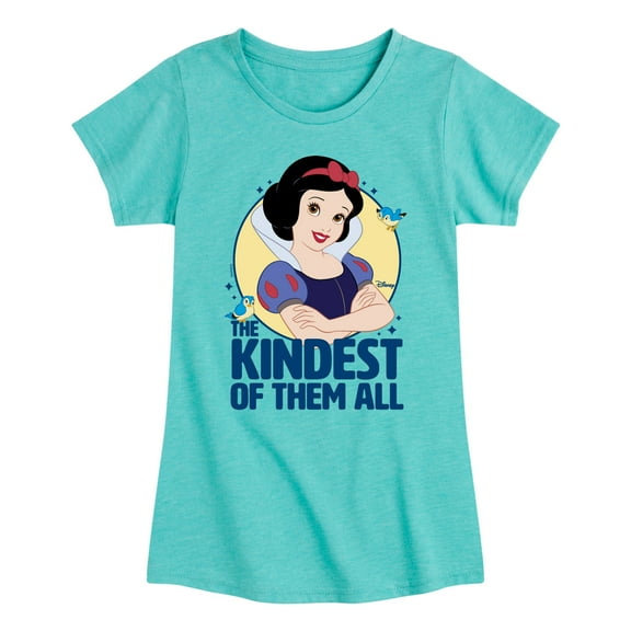 Disney Princess - Snow White the Kindest Of Them All - Girls Fitted Short Sleeve T-Shirt