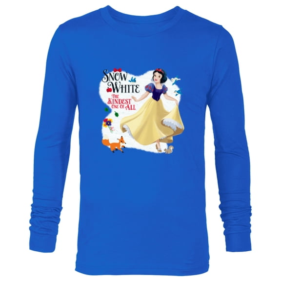 Disney Princess Snow White the Kindest One of All - Long Sleeve T-Shirt for Men - Customized-Navy