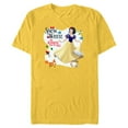 thumbnail image 1 of Disney Princess Snow White the Kindest One of All - Short Sleeve Blended T-Shirt for Adults - Customized-Yellow, 1 of 5