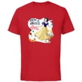thumbnail image 1 of Disney Princess Snow White the Kindest One of All - Short Sleeve Cotton T-Shirt for Adults - Customized-Red, 1 of 5