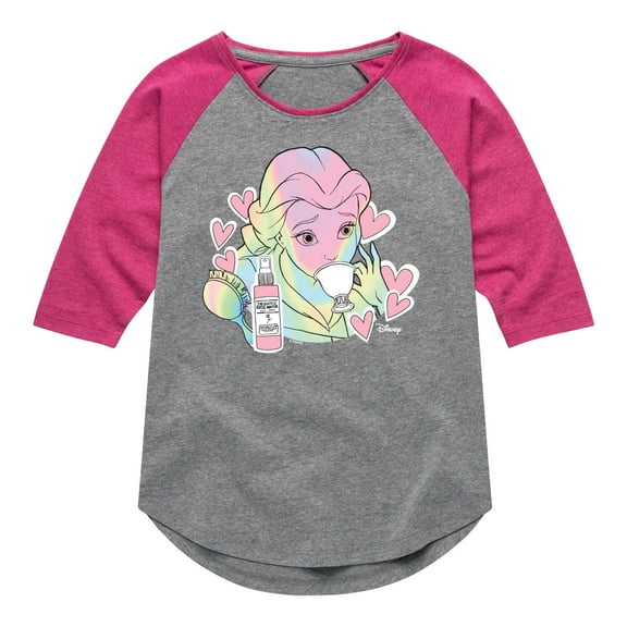 Disney Princess - So It's Time To Be Beautiful - Toddler & Youth Girls Raglan Graphic T-Shirt