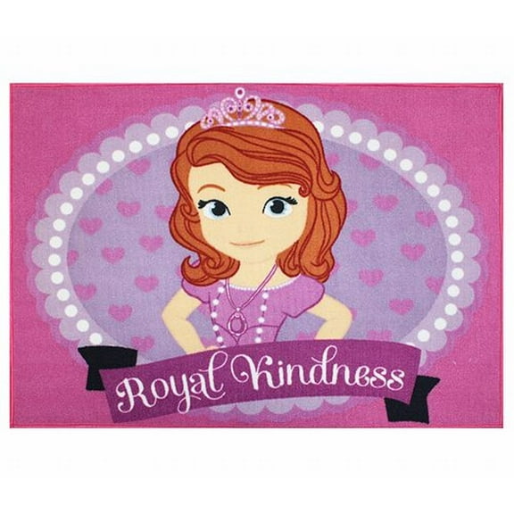 Disney Princess Sofia Royal Kindness Throw Accent Rug 31x44 Skid Resistant