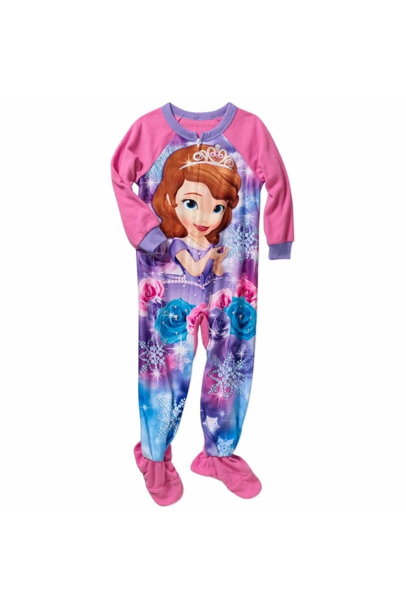 Princess Sofia The First Footed Blanket Sleeper Pajama Girl Size 5T