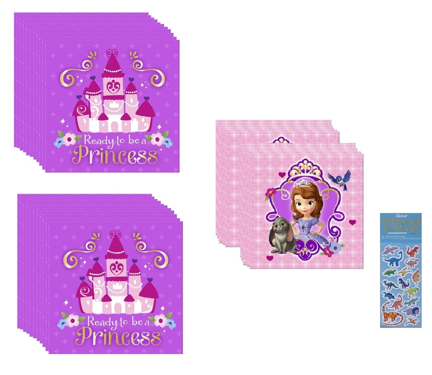 Disney Princess Sofia the First Birthday Party Supplies Bundle includes ...