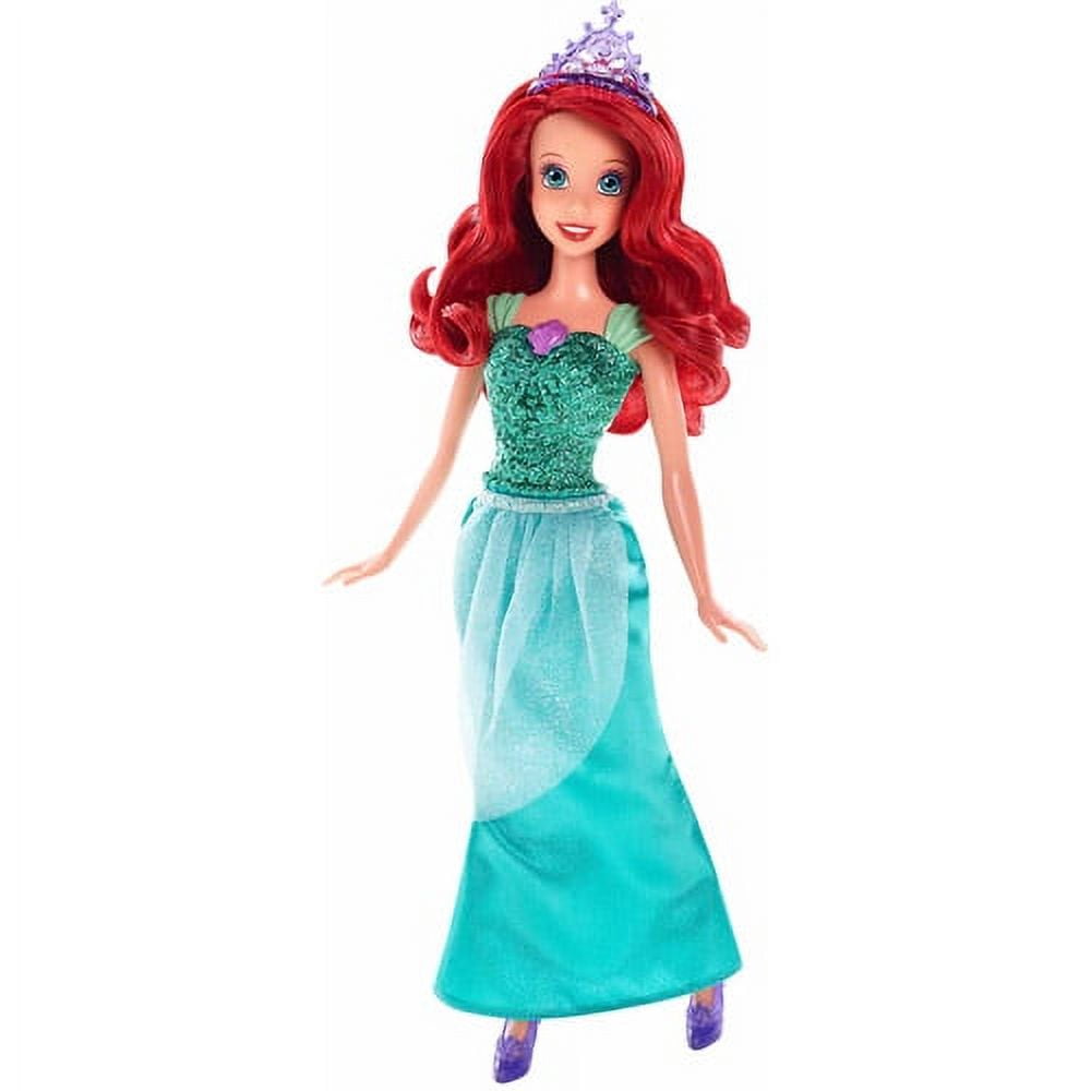 open lace back dress Disney "Princess" Ariel Sparkling Wall Decal w/Glitter 23"x36"