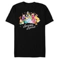 thumbnail image 1 of Disney Princess Sparkle Squad Christmas Gifts Winter Holiday - Short Sleeve Blended T-Shirt for Adults - Customized-Black, 1 of 5