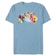 thumbnail image 1 of Disney Princess Sparkle Squad Winter Holiday Christmas Gifts - Short Sleeve Blended T-Shirt for Adults - Customized-Ocean Blue, 1 of 5