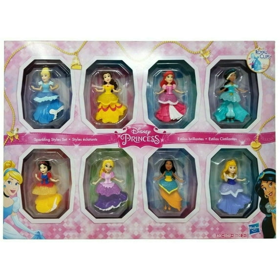 Disney Princess Sparkling Styles Set 8-Pack