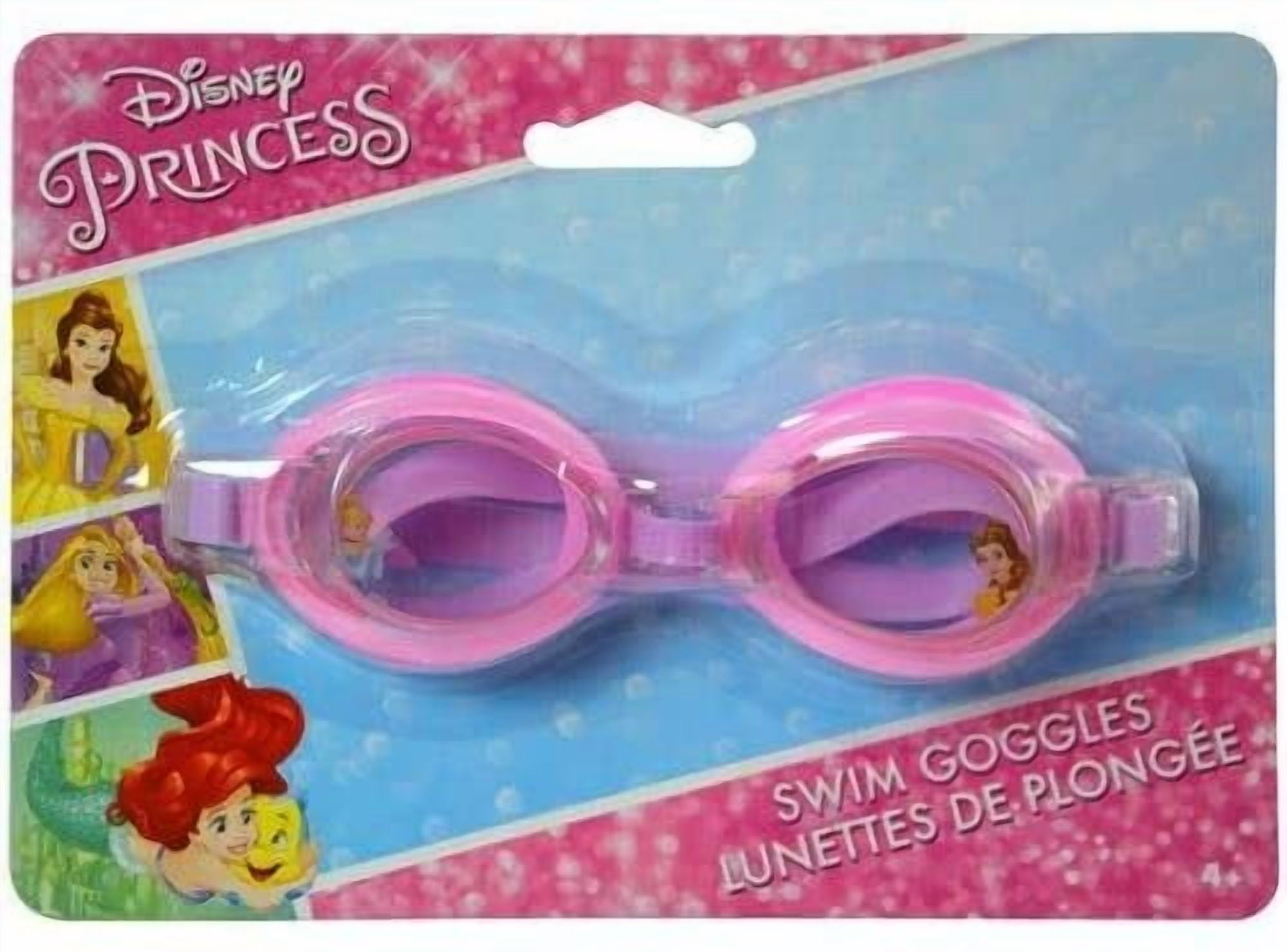 Disney Princess Splash Swim Goggles Water Pool Beach Girls Eye Ware