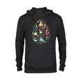 thumbnail image 1 of Disney Princess Spring Flower Filled Easter Egg - Pullover Hoodie for Adults - Customized-Black, 1 of 5