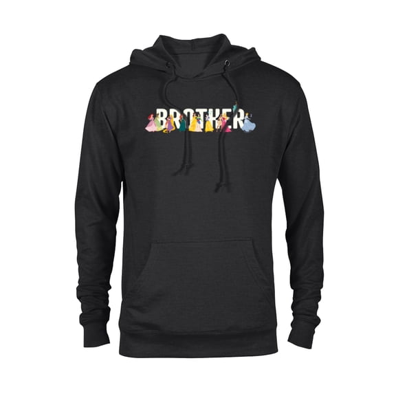 Disney Princess Squad Brother Family Trip Vacation Reunion - Pullover Hoodie for Adults - Customized-Black