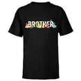 thumbnail image 1 of Disney Princess Squad Brother Family Trip Vacation Reunion - Short Sleeve T-Shirt for Kids - Customized-Black, 1 of 5