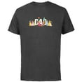 thumbnail image 1 of Disney Princess Squad Dad Family Trip Vacation Reunion - Short Sleeve Cotton T-Shirt for Adults - Customized-Charcoal, 1 of 5