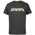 thumbnail image 1 of Disney Princess Squad Grandma Family Trip Vacation Reunion - Short Sleeve Cotton T-Shirt for Adults - Customized-Charcoal, 1 of 5