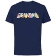 thumbnail image 1 of Disney Princess Squad Grandma Family Trip Vacation Reunion - Short Sleeve Cotton T-Shirt for Adults - Customized-Navy, 1 of 5