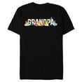 thumbnail image 1 of Disney Princess Squad Grandpa Family Trip Vacation Reunion - Short Sleeve Blended T-Shirt for Adults - Customized-Black, 1 of 5