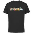 thumbnail image 1 of Disney Princess Squad Grandpa Family Trip Vacation Reunion - Short Sleeve Cotton T-Shirt for Adults - Customized-Black, 1 of 5