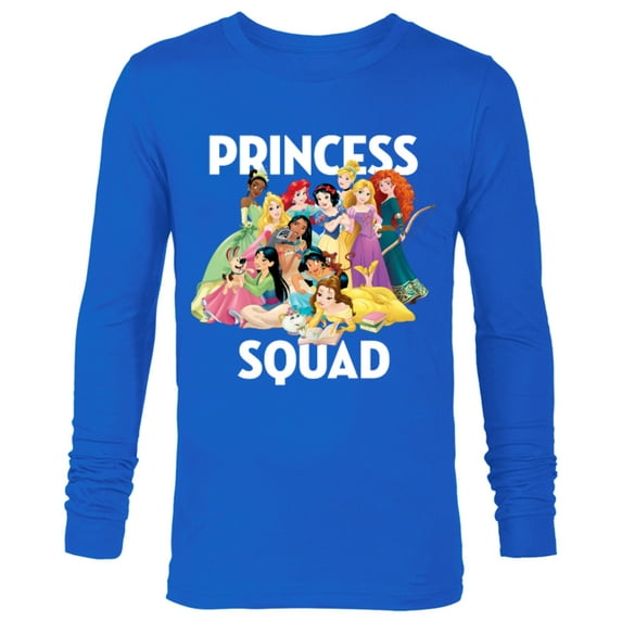 Disney Princess Squad Group T-Shirt - Long Sleeve T-Shirt for Men - Customized-Royal