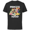 thumbnail image 1 of Disney Princess Squad Group T-Shirt - Short Sleeve Cotton T-Shirt for Adults - Customized-Black, 1 of 5