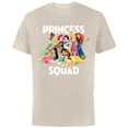 thumbnail image 1 of Disney Princess Squad Group T-Shirt - Short Sleeve Cotton T-Shirt for Adults - Customized-Natural, 1 of 5
