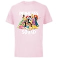 thumbnail image 1 of Disney Princess Squad Group T-Shirt - Short Sleeve Cotton T-Shirt for Adults - Customized-Soft Pink, 1 of 5