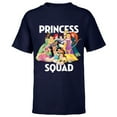 thumbnail image 1 of Disney Princess Squad Group T-Shirt - Short Sleeve T-Shirt for Kids - Customized-Navy, 1 of 5