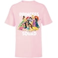 thumbnail image 1 of Disney Princess Squad Group T-Shirt - Short Sleeve T-Shirt for Kids - Customized-Soft Pink, 1 of 5