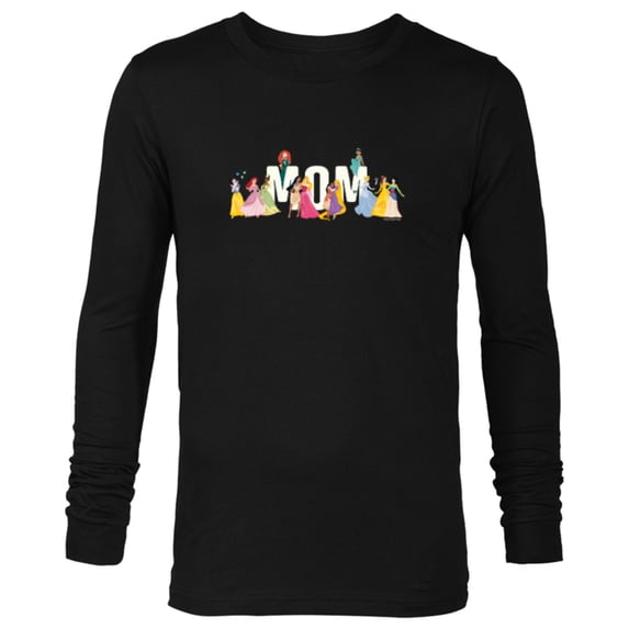 Disney Princess Squad Mom Family Trip Vacation Reunion - Long Sleeve T-Shirt for Men - Customized-Black