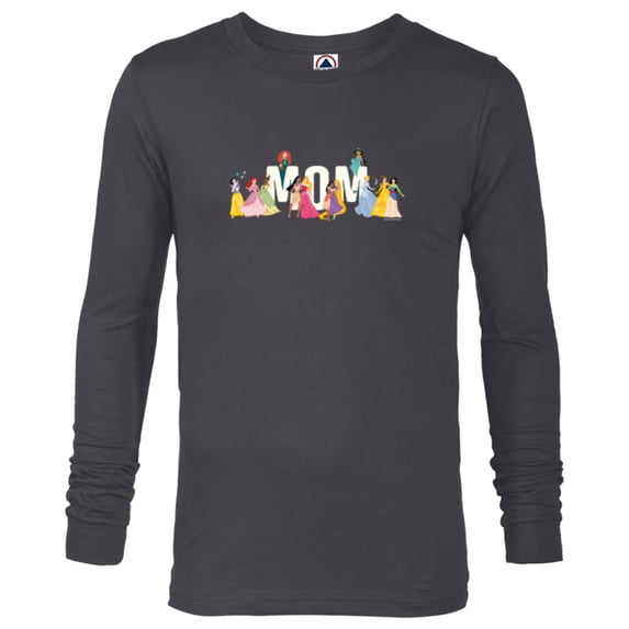 Disney Princess Squad Mom Family Trip Vacation Reunion - Long Sleeve T-Shirt for Men - Customized-Charcoal Heather
