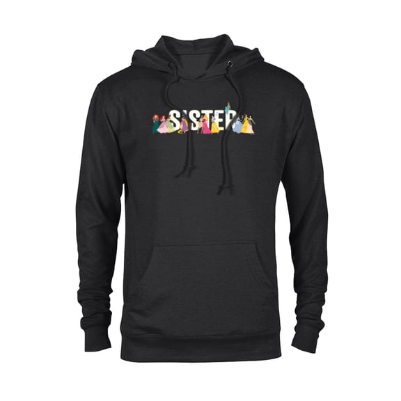 Disney Princess Squad Sister Family Trip Vacation Reunion - Pullover Hoodie for Adults - Customized-Black
