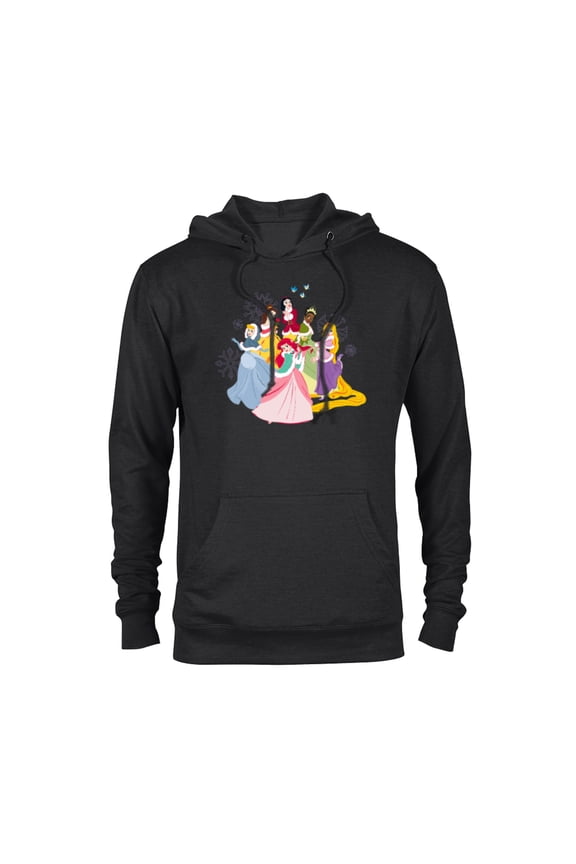 Princess Squad Winter Holiday Christmas Get-Together - Pullover Hoodie for Adults - Customized-Black