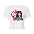 thumbnail image 1 of Disney Princess - Strength Of A Warrior - Juniors Cropped Cotton Blend T-Shirt, 1 of 5