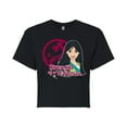 thumbnail image 1 of Disney Princess - Strength Of A Warrior - Juniors Cropped Cotton Blend T-Shirt, 1 of 5