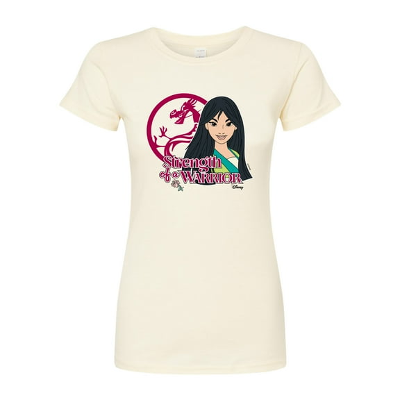 Disney Princess - Strength Of A Warrior - Juniors Fitted Graphic T-Shirt