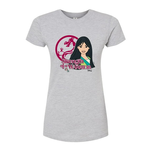 Disney Princess - Strength Of A Warrior - Juniors Fitted Graphic T-Shirt