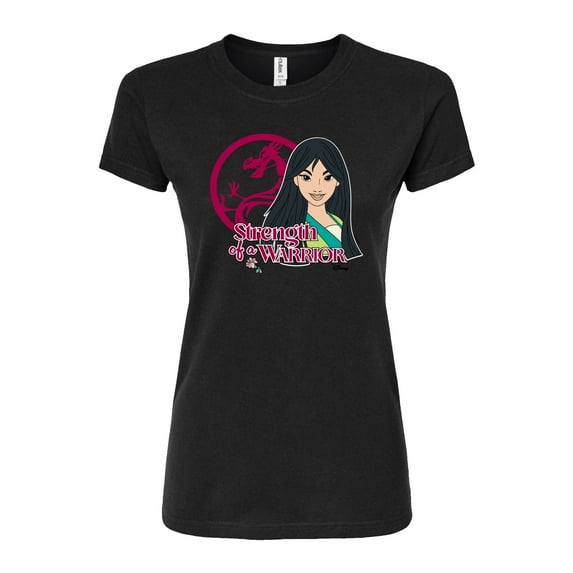 Disney Princess - Strength Of A Warrior - Juniors Fitted Graphic T-Shirt