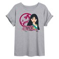 thumbnail image 1 of Disney Princess - Strength Of A Warrior - Juniors Ideal Flowy Muscle T-Shirt, 1 of 5