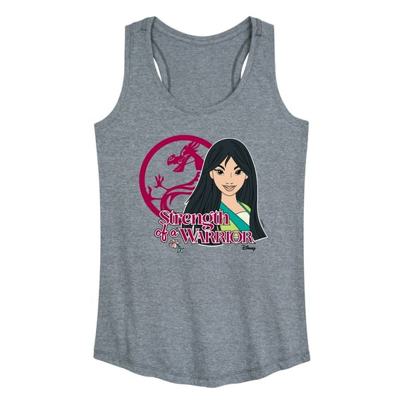 Disney Princess - Strength Of A Warrior - Women's Racerback Tank Top